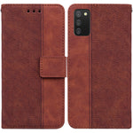 Custodia per telefono in pelle goffrata geometrica, For Samsung Galaxy A11 / M11 EU Version, For Samsung Galaxy A41, For Samsung Galaxy A02s 164.2mm US Version, For Samsung Galaxy A02s 166.5mm EU Version