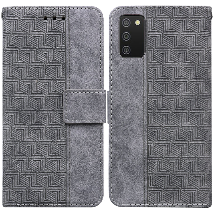Custodia per telefono in pelle goffrata geometrica, For Samsung Galaxy A03s 164.2mm US Version, For Samsung Galaxy A03s 166.5mm EU Version, For Samsung Galaxy A13 5G, For Samsung Galaxy A23