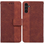 Custodia per telefono in pelle goffrata geometrica, For Samsung Galaxy A03s 164.2mm US Version, For Samsung Galaxy A03s 166.5mm EU Version, For Samsung Galaxy A13 5G, For Samsung Galaxy A23