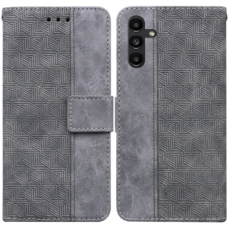 Custodia per telefono in pelle goffrata geometrica, For Samsung Galaxy A03s 164.2mm US Version, For Samsung Galaxy A03s 166.5mm EU Version, For Samsung Galaxy A13 5G, For Samsung Galaxy A23