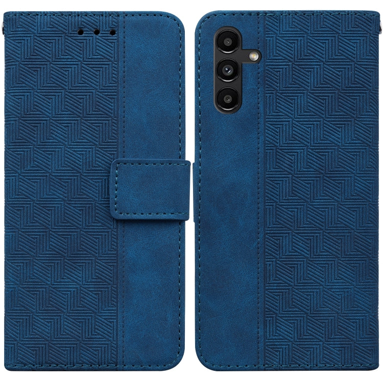 Custodia per telefono in pelle goffrata geometrica, For Samsung Galaxy A03s 164.2mm US Version, For Samsung Galaxy A03s 166.5mm EU Version, For Samsung Galaxy A13 5G, For Samsung Galaxy A23