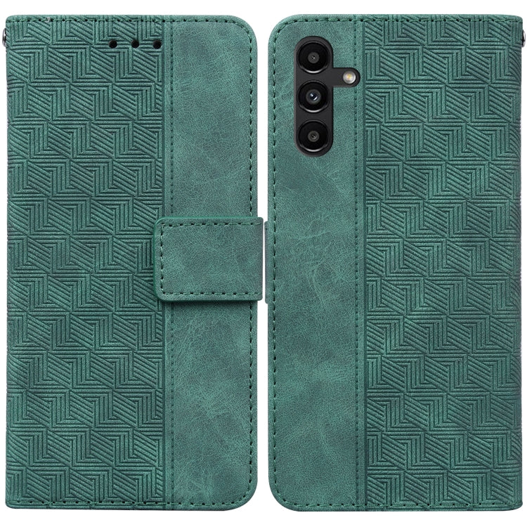 Custodia per telefono in pelle goffrata geometrica, For Samsung Galaxy A03s 164.2mm US Version, For Samsung Galaxy A03s 166.5mm EU Version, For Samsung Galaxy A13 5G, For Samsung Galaxy A23