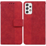 Custodia per telefono in pelle goffrata geometrica, For Samsung Galaxy A03s 164.2mm US Version, For Samsung Galaxy A03s 166.5mm EU Version, For Samsung Galaxy A13 5G, For Samsung Galaxy A23