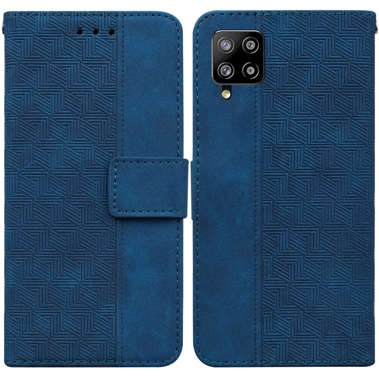 Custodia per telefono in pelle goffrata geometrica, For Samsung Galaxy M42 5G, For Samsung Galaxy A51, For Samsung Galaxy A51 5G, For Samsung Galaxy A52 4G / 5G