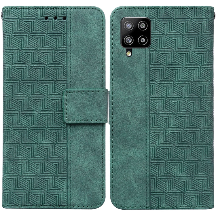 Custodia per telefono in pelle goffrata geometrica, For Samsung Galaxy M42 5G, For Samsung Galaxy A51, For Samsung Galaxy A51 5G, For Samsung Galaxy A52 4G / 5G