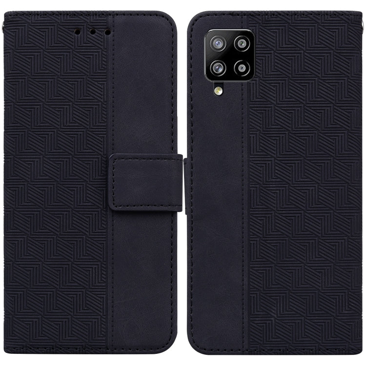 Custodia per telefono in pelle goffrata geometrica, For Samsung Galaxy M42 5G, For Samsung Galaxy A51, For Samsung Galaxy A51 5G, For Samsung Galaxy A52 4G / 5G