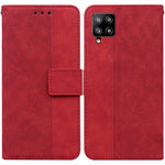 Custodia per telefono in pelle goffrata geometrica, For Samsung Galaxy M42 5G, For Samsung Galaxy A51, For Samsung Galaxy A51 5G, For Samsung Galaxy A52 4G / 5G