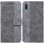 Custodia per telefono in pelle goffrata geometrica, For Samsung Galaxy A71, For Samsung Galaxy A71 5G, For Samsung Galaxy A72 4G / 5G, For Samsung Galaxy A02 / M02 Indian Version