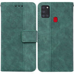 Custodia per telefono in pelle goffrata geometrica, For Samsung Galaxy A12 5G, For Samsung Galaxy A21s, For Samsung Galaxy A22 4G, For Samsung Galaxy A31