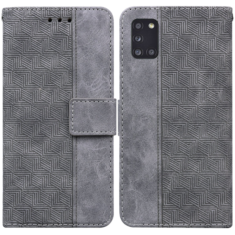 Custodia per telefono in pelle goffrata geometrica, For Samsung Galaxy A12 5G, For Samsung Galaxy A21s, For Samsung Galaxy A22 4G, For Samsung Galaxy A31