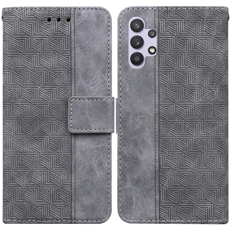 Custodia per telefono in pelle goffrata geometrica, For Samsung Galaxy A32 4G, For Samsung Galaxy A32 5G, For Samsung Galaxy A42 5G, For Samsung Galaxy F22 4G