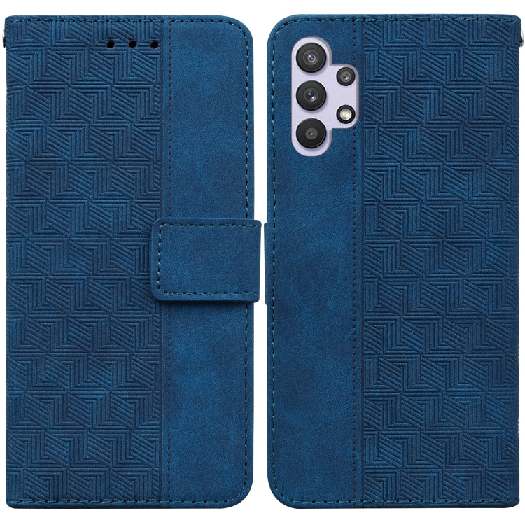 Custodia per telefono in pelle goffrata geometrica, For Samsung Galaxy A32 4G, For Samsung Galaxy A32 5G, For Samsung Galaxy A42 5G, For Samsung Galaxy F22 4G