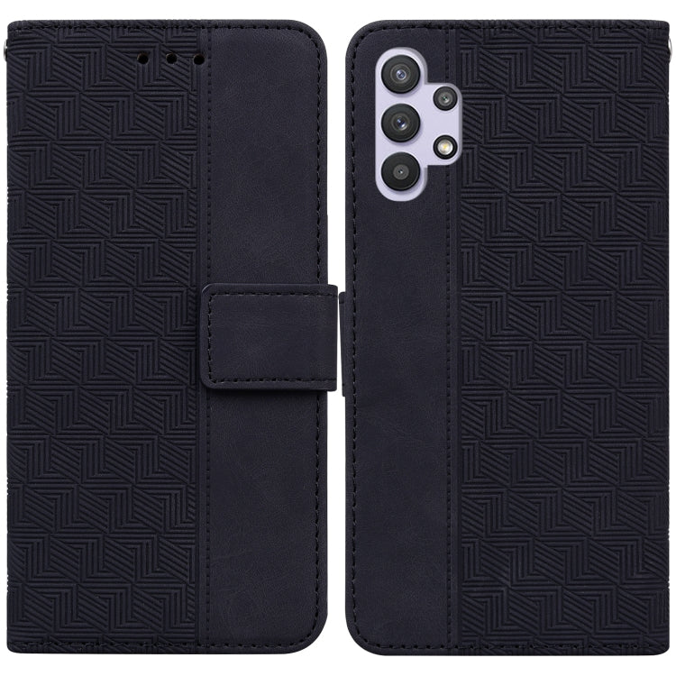 Custodia per telefono in pelle goffrata geometrica, For Samsung Galaxy A32 4G, For Samsung Galaxy A32 5G, For Samsung Galaxy A42 5G, For Samsung Galaxy F22 4G