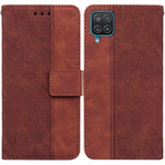 Custodia per telefono in pelle goffrata geometrica, For Samsung Galaxy A32 4G, For Samsung Galaxy A32 5G, For Samsung Galaxy A42 5G, For Samsung Galaxy F22 4G