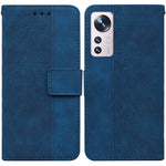 Custodia per telefono in pelle goffrata geometrica, For Xiaomi 12 / 12X, For Xiaomi 12 Pro, For Xiaomi Mi 10T Lite 5G, For Xiaomi Mi 10T Pro 5G / 10T 5G