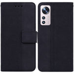 Custodia per telefono in pelle goffrata geometrica, For Xiaomi 12 / 12X, For Xiaomi 12 Pro, For Xiaomi Mi 10T Lite 5G, For Xiaomi Mi 10T Pro 5G / 10T 5G