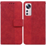 Custodia per telefono in pelle goffrata geometrica, For Xiaomi 12 / 12X, For Xiaomi 12 Pro, For Xiaomi Mi 10T Lite 5G, For Xiaomi Mi 10T Pro 5G / 10T 5G