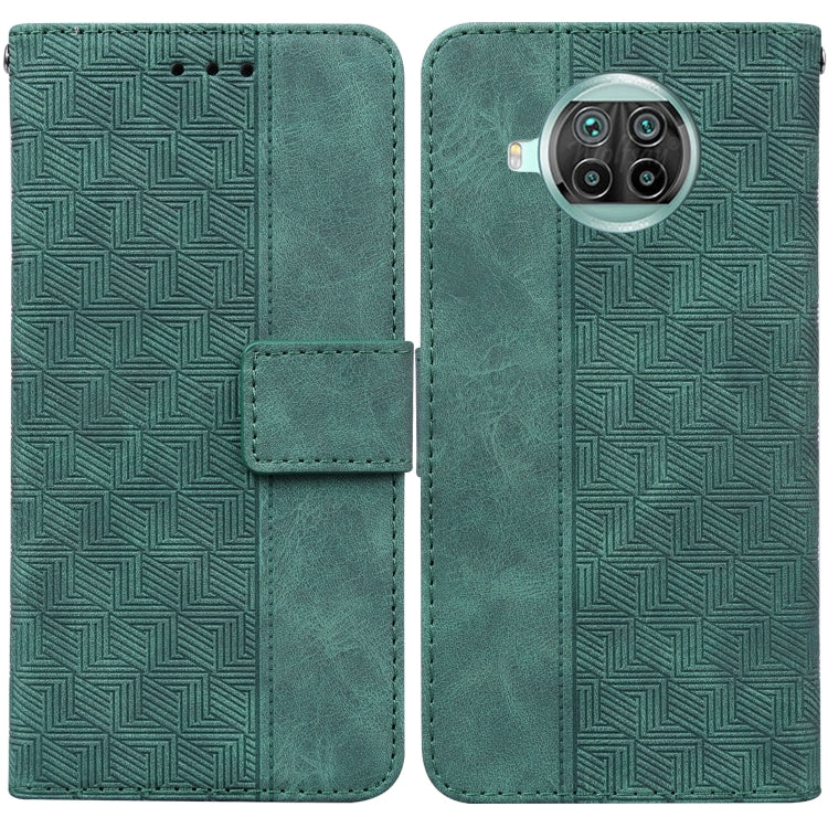 Custodia per telefono in pelle goffrata geometrica, For Xiaomi 12 / 12X, For Xiaomi 12 Pro, For Xiaomi Mi 10T Lite 5G, For Xiaomi Mi 10T Pro 5G / 10T 5G