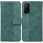Custodia per telefono in pelle goffrata geometrica, For Xiaomi 12 / 12X, For Xiaomi 12 Pro, For Xiaomi Mi 10T Lite 5G, For Xiaomi Mi 10T Pro 5G / 10T 5G