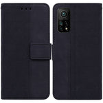 Custodia per telefono in pelle goffrata geometrica, For Xiaomi 12 / 12X, For Xiaomi 12 Pro, For Xiaomi Mi 10T Lite 5G, For Xiaomi Mi 10T Pro 5G / 10T 5G