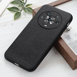 Cassa del telefono in vera pelle con texture Litchi con foro accurato, For Honor Magic4, For Honor Magic4 Pro