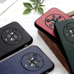 Cassa del telefono in vera pelle con texture Litchi con foro accurato, For Honor Magic4, For Honor Magic4 Pro