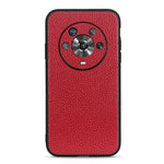 Cassa del telefono in vera pelle con texture Litchi con foro accurato, For Honor Magic4, For Honor Magic4 Pro