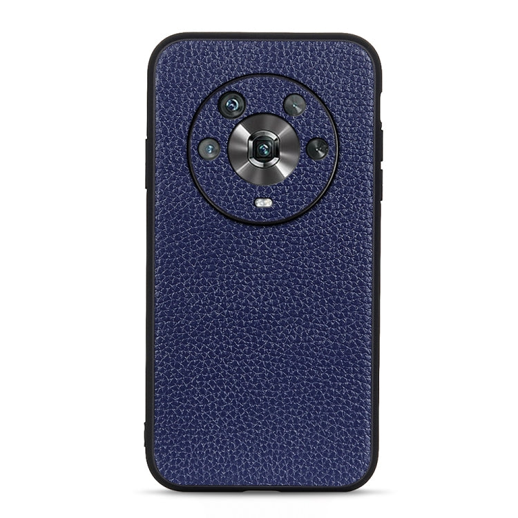 Cassa del telefono in vera pelle con texture Litchi con foro accurato, For Honor Magic4, For Honor Magic4 Pro