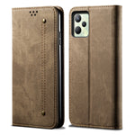 Custodia per telefono in pelle stile casual con trama denim, For OPPO A35 / A15 / A15S, For OPPO Realme C35, For OPPO Realme Q3T / K9S / Realme Q3s, For OPPO Realme 9 Pro, For OPPO Realme 9 Pro+