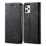 Custodia per telefono in pelle stile casual con trama denim, For OPPO A35 / A15 / A15S, For OPPO Realme C35, For OPPO Realme Q3T / K9S / Realme Q3s, For OPPO Realme 9 Pro, For OPPO Realme 9 Pro+
