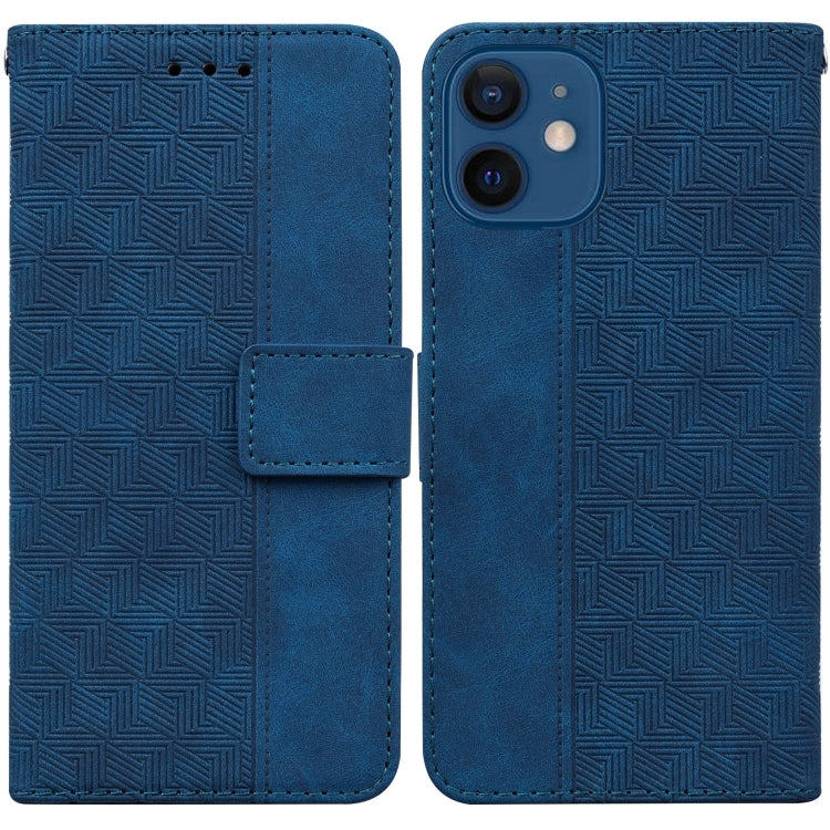 Custodia portafoglio in pelle goffrata per iPhone SE 2022 e 8