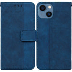 Custodia portafoglio in pelle goffrata per iPhone 13