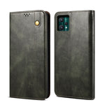 Custodia per telefono in pelle a conchiglia orizzontale con struttura a cavallo pazzo cerato semplice con slot per schede e supporto, For OPPO A35 / A15 / A15S, For OPPO Realme C35, For OPPO Realme Q3T / K9S / Realme Q3s, For OPPO Realme 9 Pro         ...