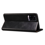 Custodia per telefono in pelle con trama di cavallo pazzo in cera d'olio, For Motorola Moto E40 / E30 / E20, For OnePlus Nord N20 5G, For Google Pixel 6a, For Xiaomi Redmi Note 11 Pro 4G / 5G