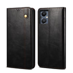 Custodia per telefono in pelle con trama di cavallo pazzo in cera d'olio, For Motorola Moto E40 / E30 / E20, For OnePlus Nord N20 5G, For Google Pixel 6a, For Xiaomi Redmi Note 11 Pro 4G / 5G