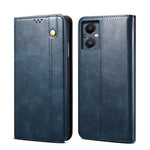 Custodia per telefono in pelle con trama di cavallo pazzo in cera d'olio, For Motorola Moto E40 / E30 / E20, For OnePlus Nord N20 5G, For Google Pixel 6a, For Xiaomi Redmi Note 11 Pro 4G / 5G