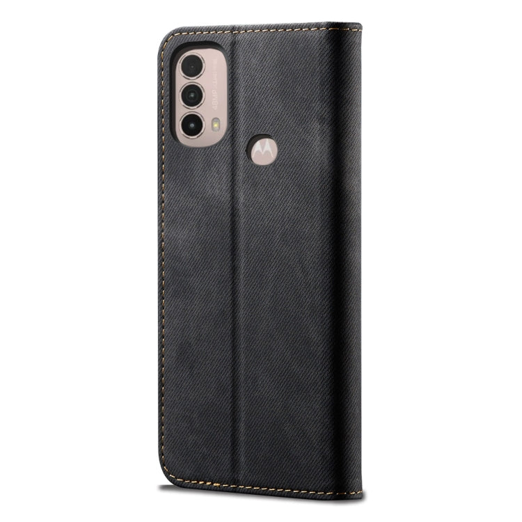 Custodia per telefono in pelle Flip Texture denim, For Motorola Moto E40 / E30 / E20, For OnePlus Nord N20 5G, For Google Pixel 6a, For Xiaomi Redmi Note 11 Pro 4G / 5G