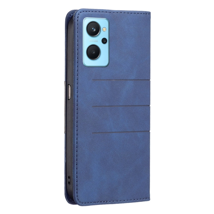 Custodia per telefono in pelle con giunzione magnetica, For OPPO Realme 9i / A36, For OPPO Realme 9 Pro, For OPPO Realme 9 Pro+