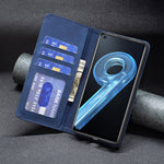 Custodia per telefono in pelle con giunzione magnetica, For OPPO Realme 9i / A36, For OPPO Realme 9 Pro, For OPPO Realme 9 Pro+