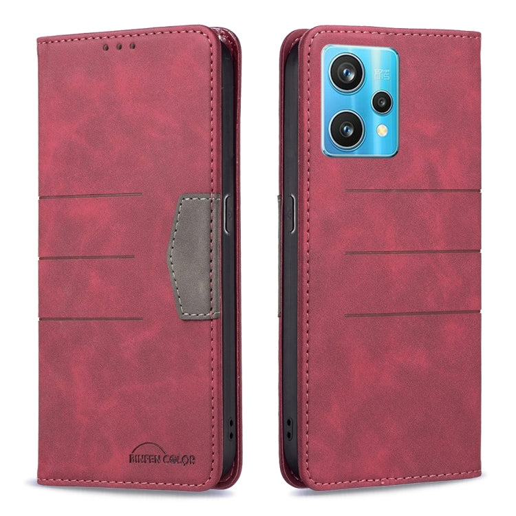 Custodia per telefono in pelle con giunzione magnetica, For OPPO Realme 9i / A36, For OPPO Realme 9 Pro, For OPPO Realme 9 Pro+