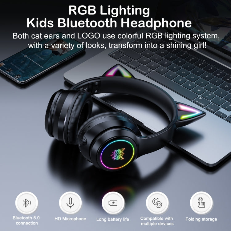 Cuffie Bluetooth senza fili con illuminazione RGB ONIKUMA B90, B90