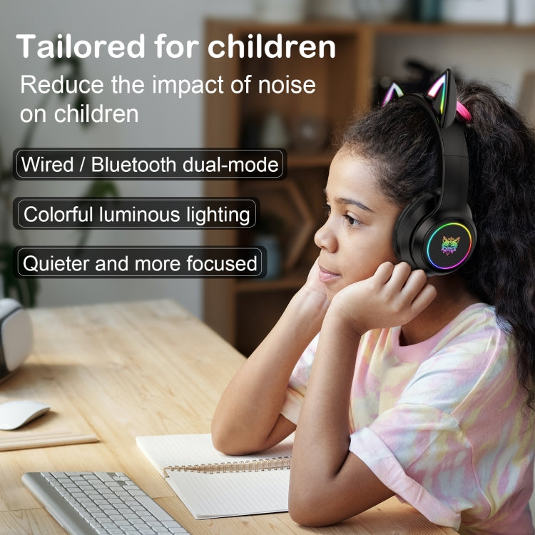Cuffie Bluetooth senza fili con illuminazione RGB ONIKUMA B90, B90