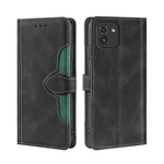 Skin Feel Cappello di paglia Custodia in pelle con fibbia magnetica, For Samsung Galaxy A03 Core, For Samsung Galaxy A03, For Samsung Galaxy A03 166mm EU Version, For Samsung Galaxy A20 / A21 JP Version, For Samsung Galaxy A23 5G                       ...