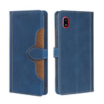 Skin Feel Cappello di paglia Custodia in pelle con fibbia magnetica, For Samsung Galaxy A03 Core, For Samsung Galaxy A03, For Samsung Galaxy A03 166mm EU Version, For Samsung Galaxy A20 / A21 JP Version, For Samsung Galaxy A23 5G                       ...
