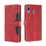 Skin Feel Cappello di paglia Custodia in pelle con fibbia magnetica, For Samsung Galaxy A03 Core, For Samsung Galaxy A03, For Samsung Galaxy A03 166mm EU Version, For Samsung Galaxy A20 / A21 JP Version, For Samsung Galaxy A23 5G                       ...