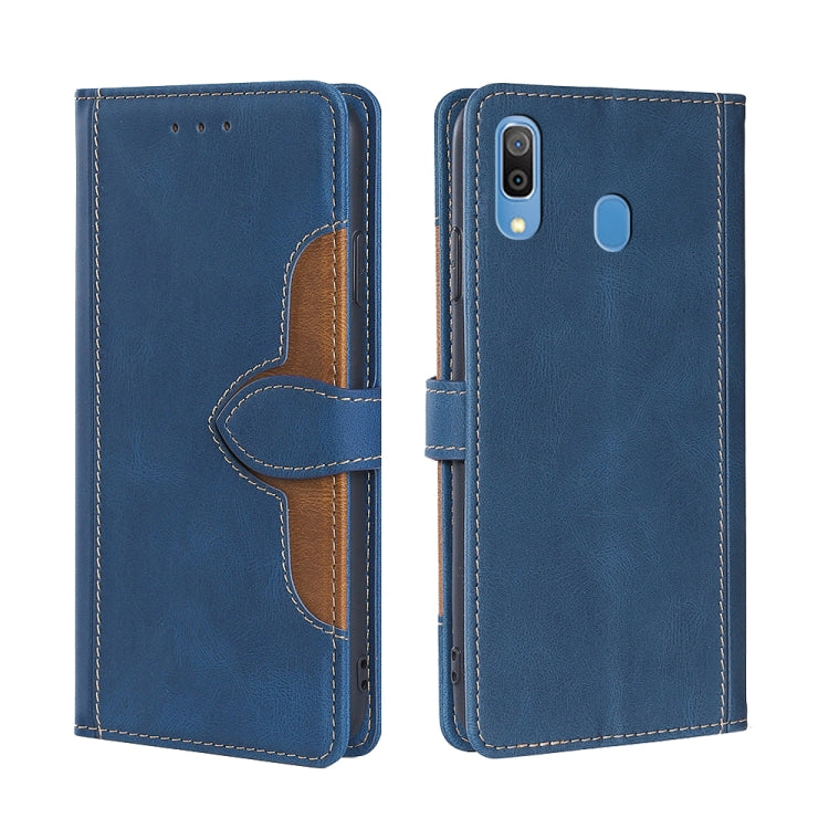 Skin Feel Cappello di paglia Custodia in pelle con fibbia magnetica, For Samsung Galaxy A03 Core, For Samsung Galaxy A03, For Samsung Galaxy A03 166mm EU Version, For Samsung Galaxy A20 / A21 JP Version, For Samsung Galaxy A23 5G                       ...