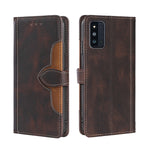 Skin Feel Cappello di paglia Custodia in pelle con fibbia magnetica, For Samsung Galaxy A33 5G, For Samsung Galaxy A53 5G, For Samsung Galaxy F52 5G, For Samsung Galaxy Feel 2 JP Version, For Samsung Galaxy M32 India Version, For Samsung Galaxy M52 5G