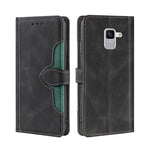 Skin Feel Cappello di paglia Custodia in pelle con fibbia magnetica, For Samsung Galaxy A33 5G, For Samsung Galaxy A53 5G, For Samsung Galaxy F52 5G, For Samsung Galaxy Feel 2 JP Version, For Samsung Galaxy M32 India Version, For Samsung Galaxy M52 5G
