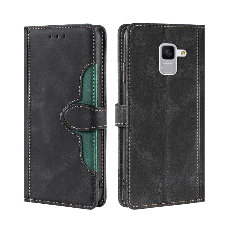 Skin Feel Cappello di paglia Custodia in pelle con fibbia magnetica, For Samsung Galaxy A33 5G, For Samsung Galaxy A53 5G, For Samsung Galaxy F52 5G, For Samsung Galaxy Feel 2 JP Version, For Samsung Galaxy M32 India Version, For Samsung Galaxy M52 5G