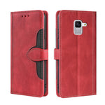 Skin Feel Cappello di paglia Custodia in pelle con fibbia magnetica, For Samsung Galaxy A33 5G, For Samsung Galaxy A53 5G, For Samsung Galaxy F52 5G, For Samsung Galaxy Feel 2 JP Version, For Samsung Galaxy M32 India Version, For Samsung Galaxy M52 5G